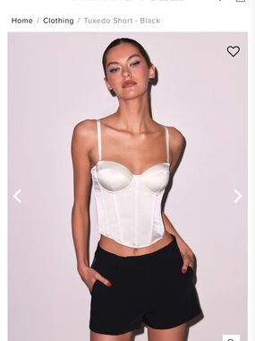 Fleur Du Mal Tux Shorts